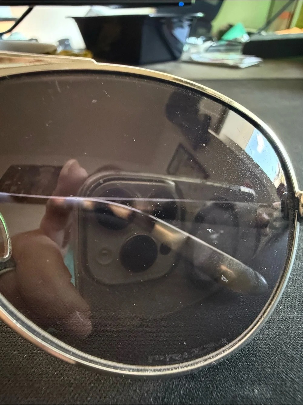 Oakley Feedback Silver Aviator Sunglasses Prizm Grey OO4079-40